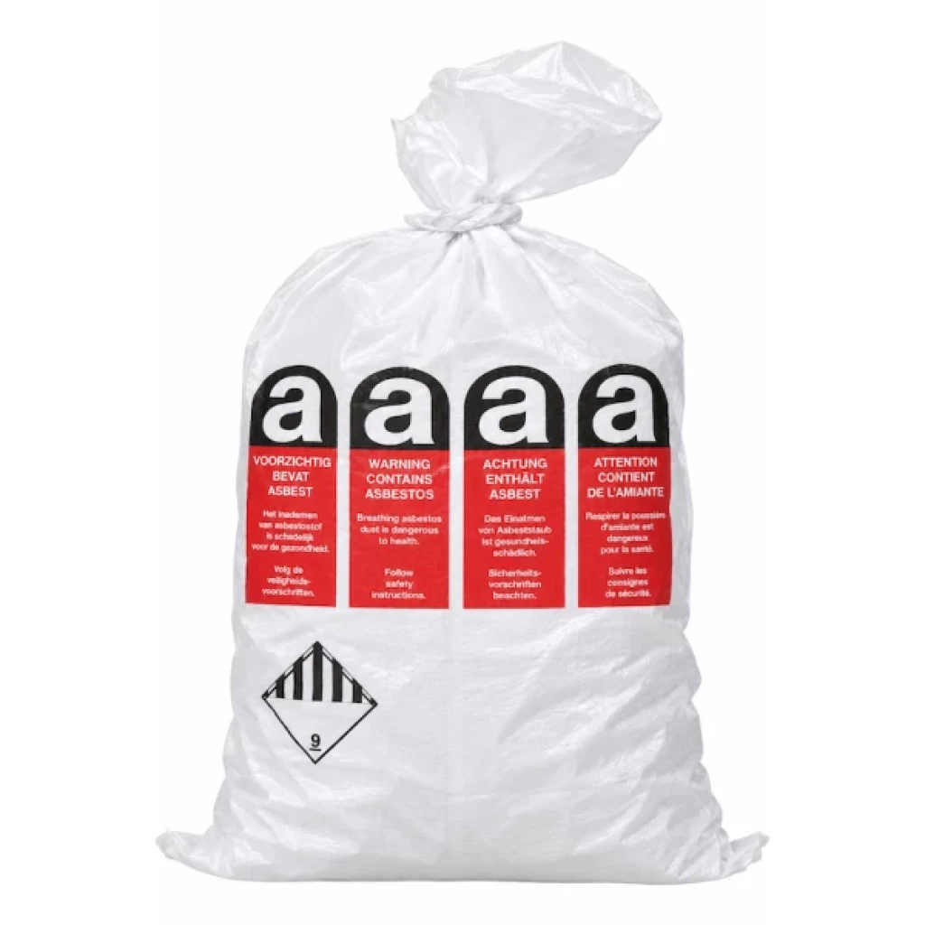 Asbest Flachsack mit Liner 80x120cm