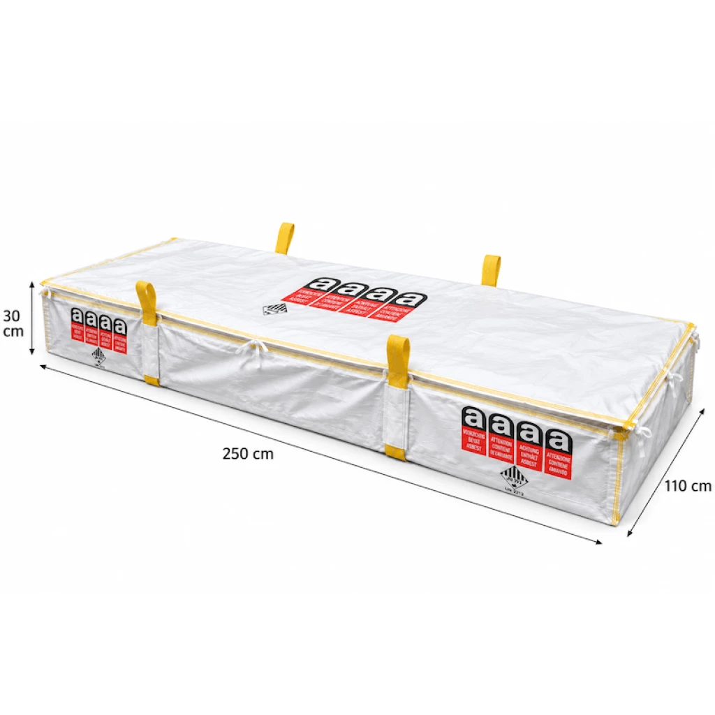 Asbest Plattensack 250x110x30 cm