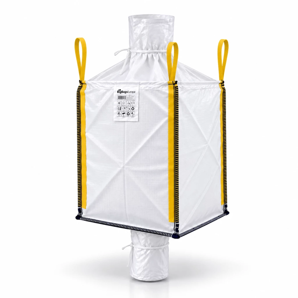 Big Bag mit Einlauf- und Auslaufstutzen 1 m³